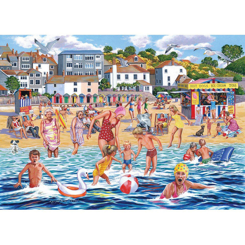 The House of Puzzles No.21 Chilly Dip 1000 Piece Jigsaw Puzzle Image