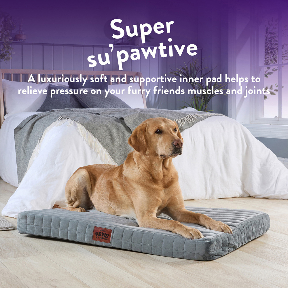 Slumberdown Large Grey Orthopaedic Pet Bed Image 3