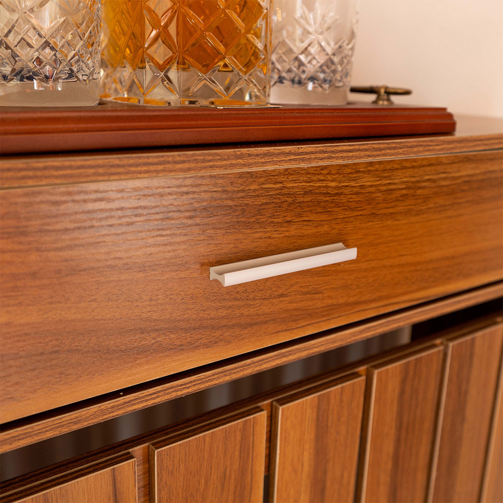 Portland Single Drawer Wooden Radiator Cover Small Image 4