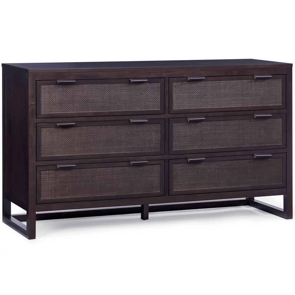Teamson Home Hatteras 6 Drawer Espresso Dresser Image 2