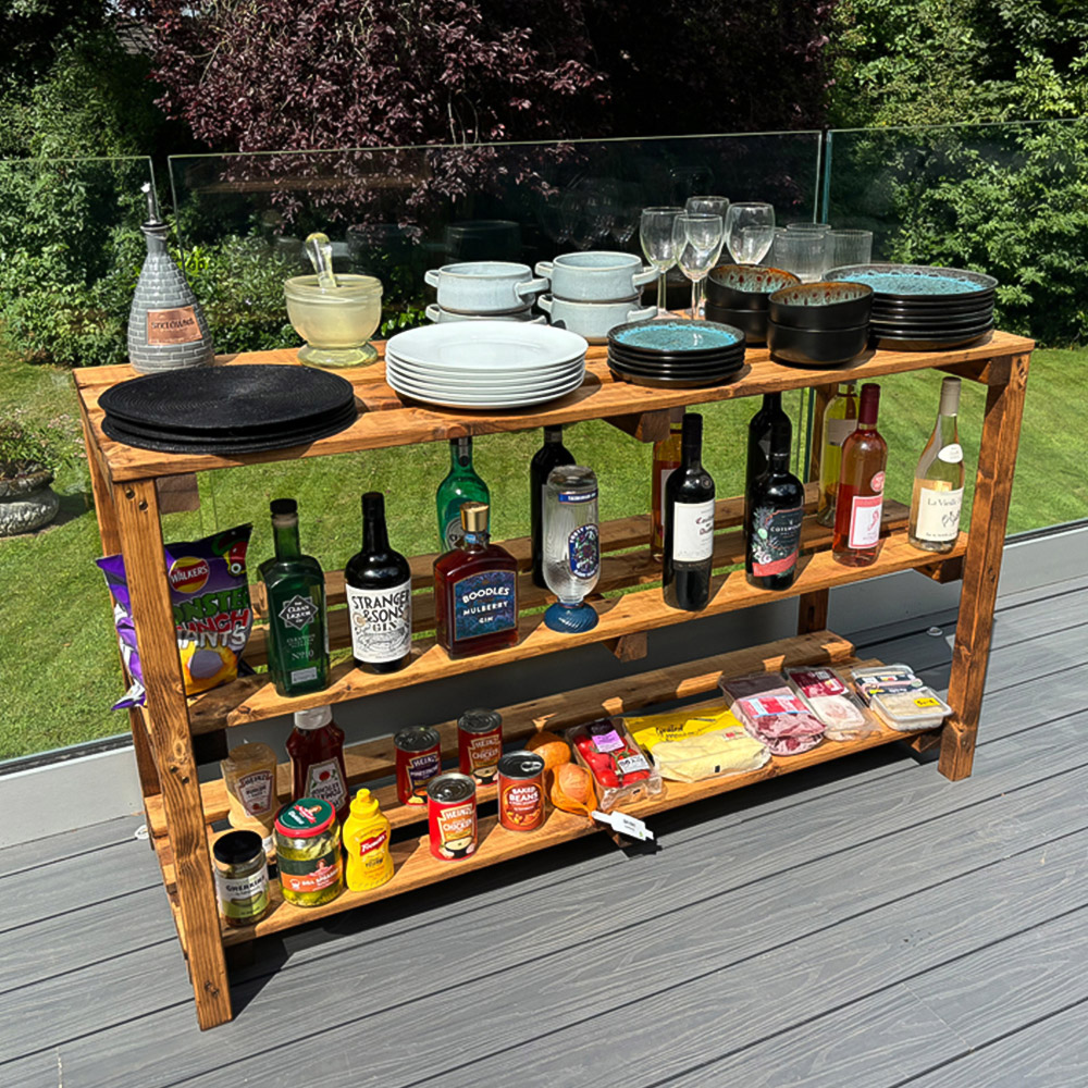 Charles Taylor Bramshall 3 Shelf Extra Large Storage Table Image 4