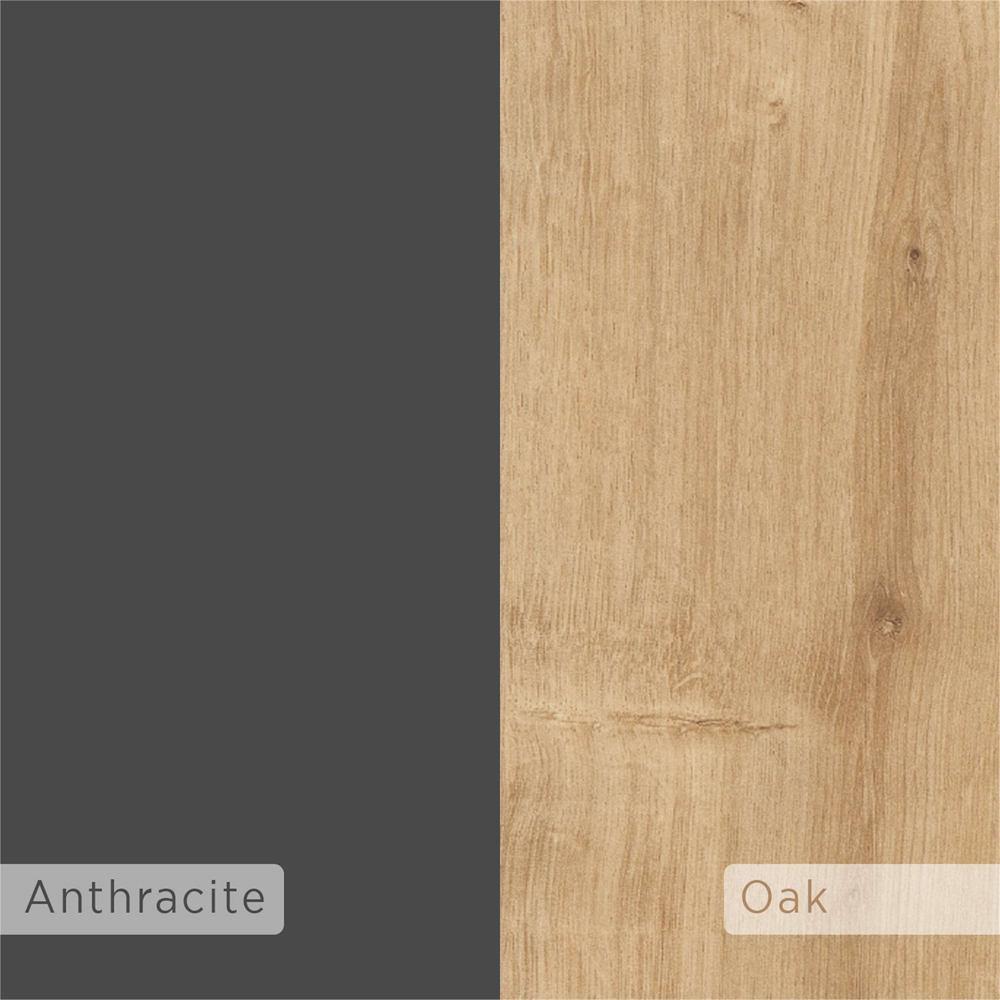 Decortie Hola Oak and Anthracite Multipurpose Coffee Table Image 6