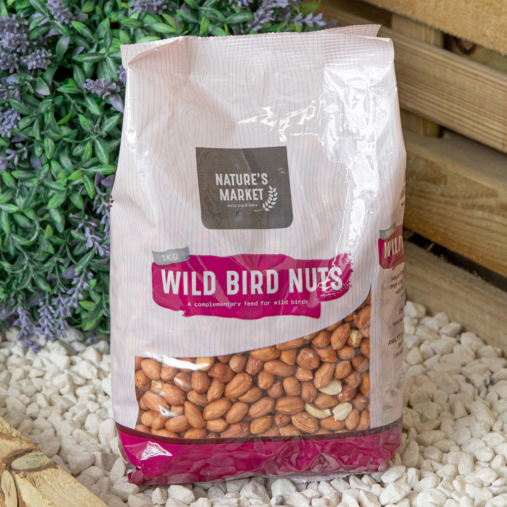 Samuel Alexander Wild Bird Whole Nuts Feed Bag 1kg Image 2