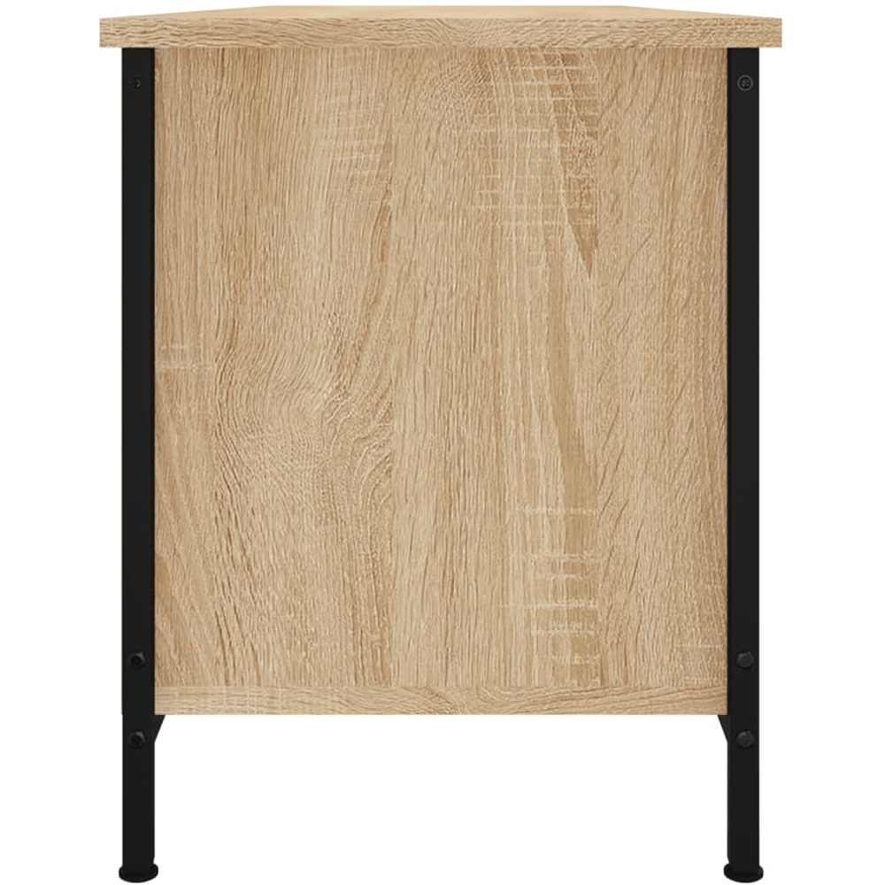 vidaXL 2 Door Sonoma Oak Industrial Style TV Cabinet Image 7
