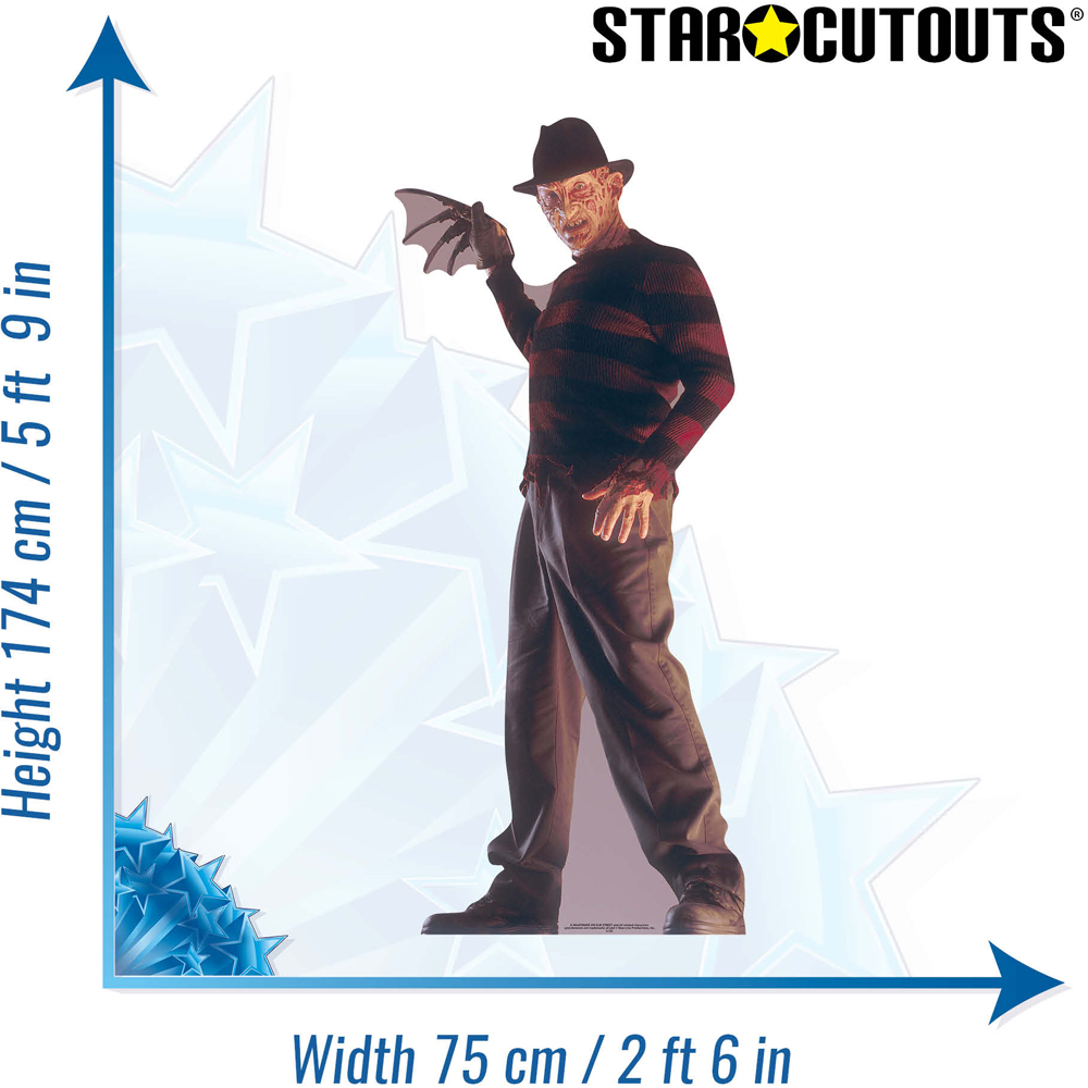 Star Cutouts Freddy Krueger Nightmare on Elm Street Cutout 5.7ft Image 6