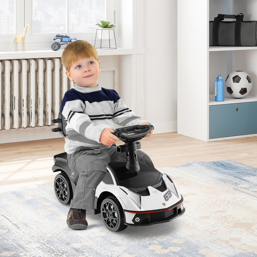 Costway Licensed Lamborghini Ride On Car White Image 2