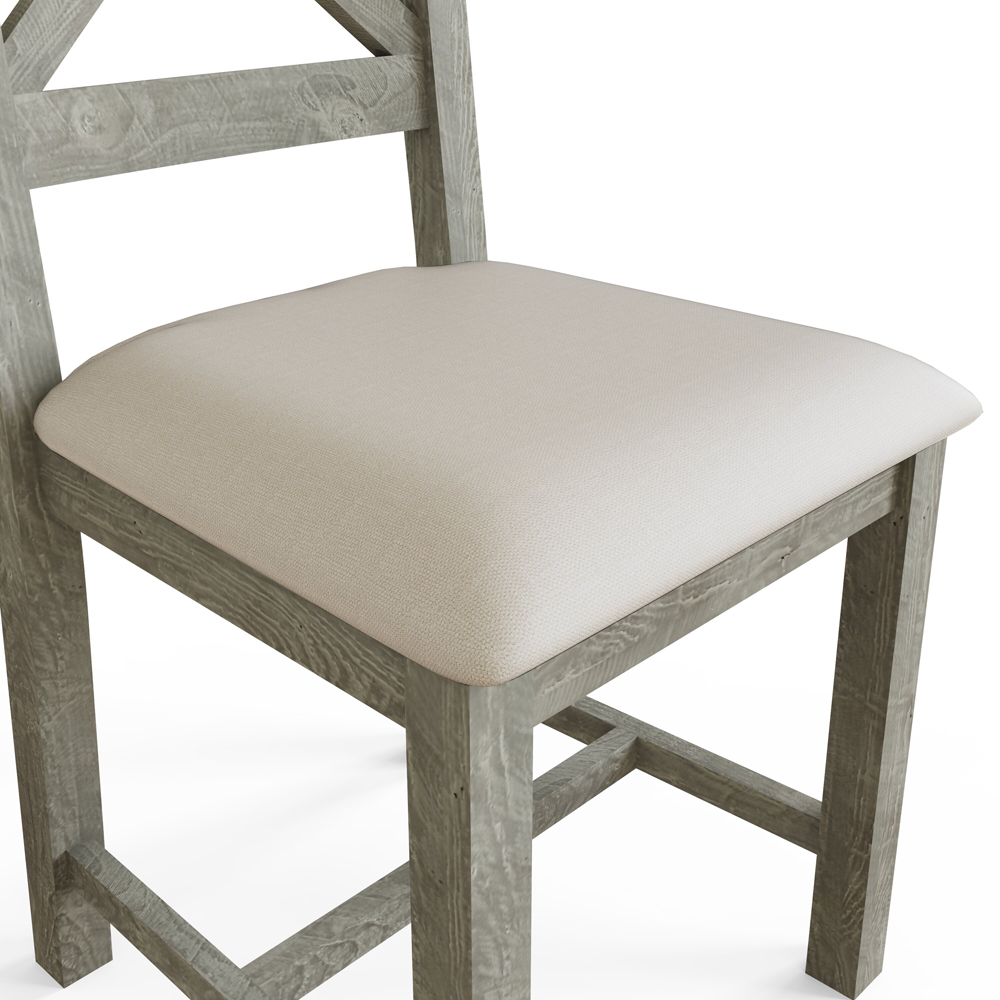 FWStyle Bowood Set of 2 Reclaimed Pine Dining Chairs Image 4