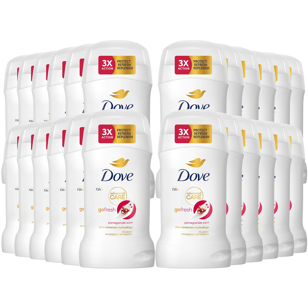 Dove Women Go Fresh Anti-Perspirant Deo Stick 50ml 24 Pack Image 1