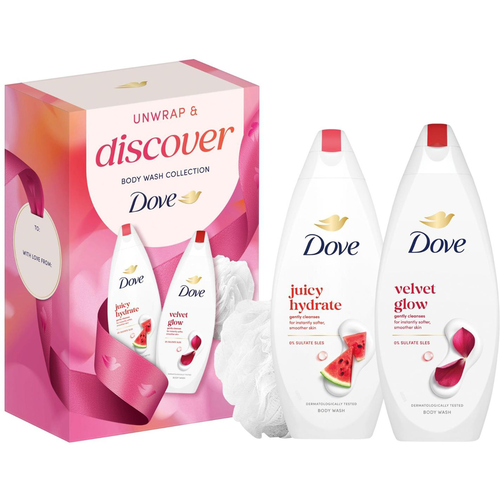 Dove Unwrap and Discover Body Wash Collection Gift Set 2 Piece 3 Pack Image 6