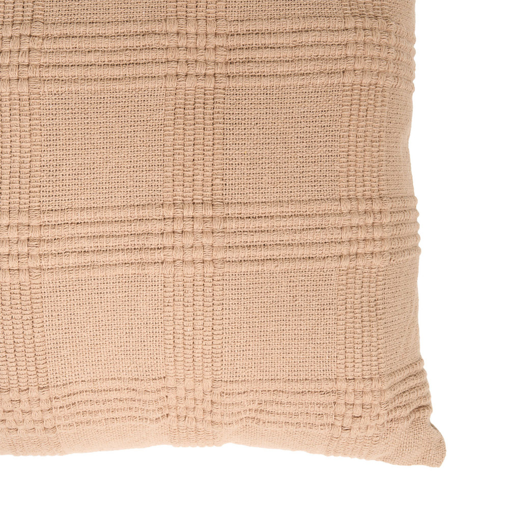 Ashworth Textured Cushion Mocha Image 3