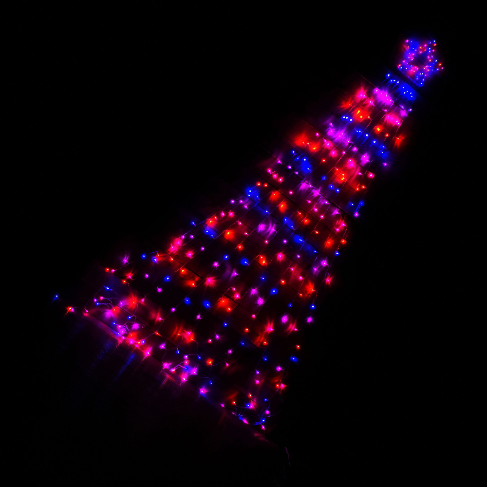 Samuel Alexander Rainbow Shooting Star LED Outdoor Christmas Decoration 300cm Image 1