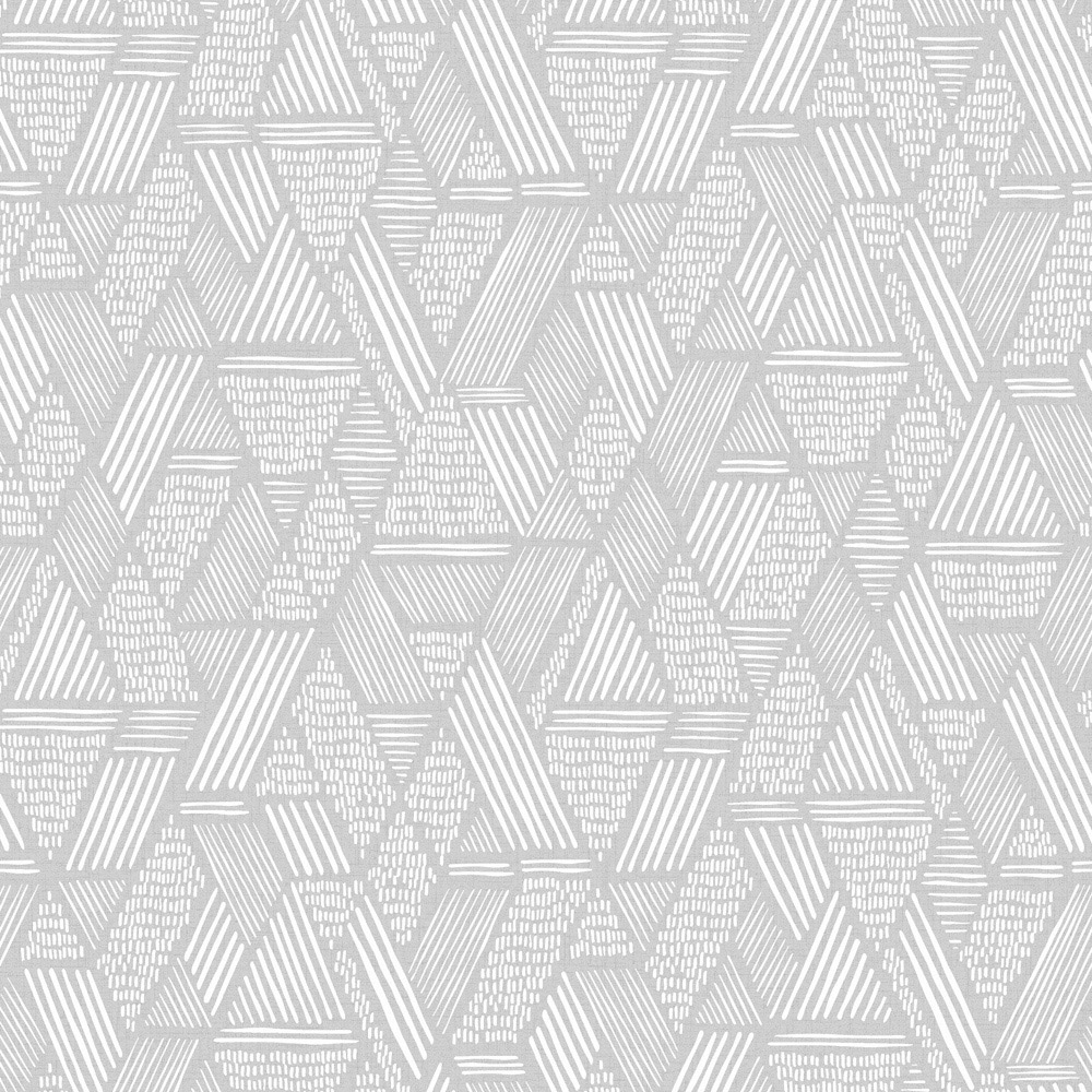 Superfresco Easy Ethnic Stitch Grey Wallpaper Image 1