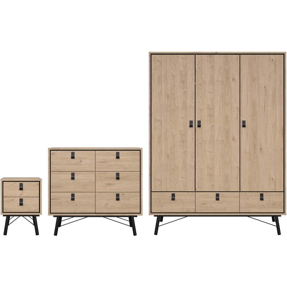 Florence Ry 3 Piece Natural Furniture Set Image 2