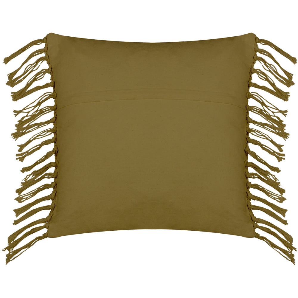 Yard Nimble Khaki Knitted Cushion Image 3