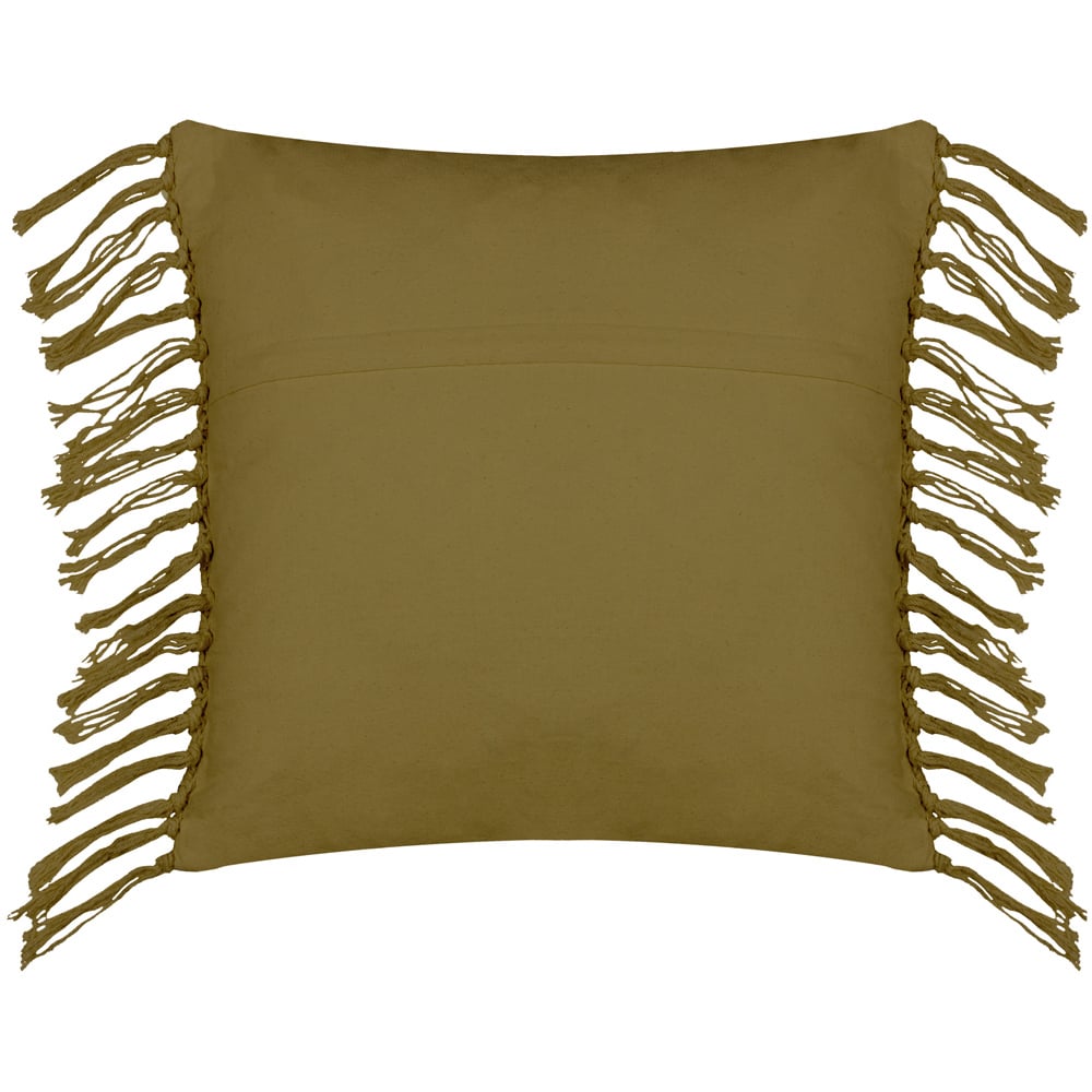 Yard Nimble Khaki Knitted Cushion Image 3