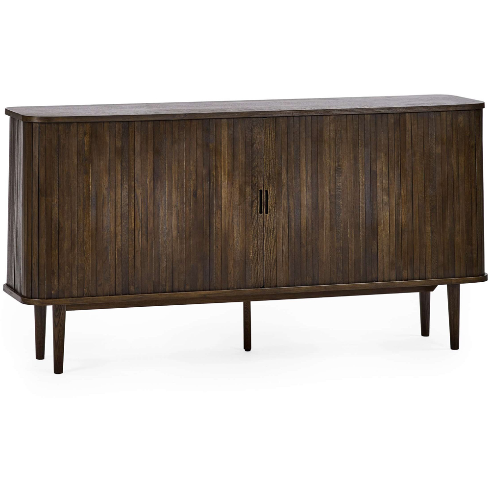 Julian Bowen Arya 2 Door Dark Oak Effect Fluted Sideboard Image 2