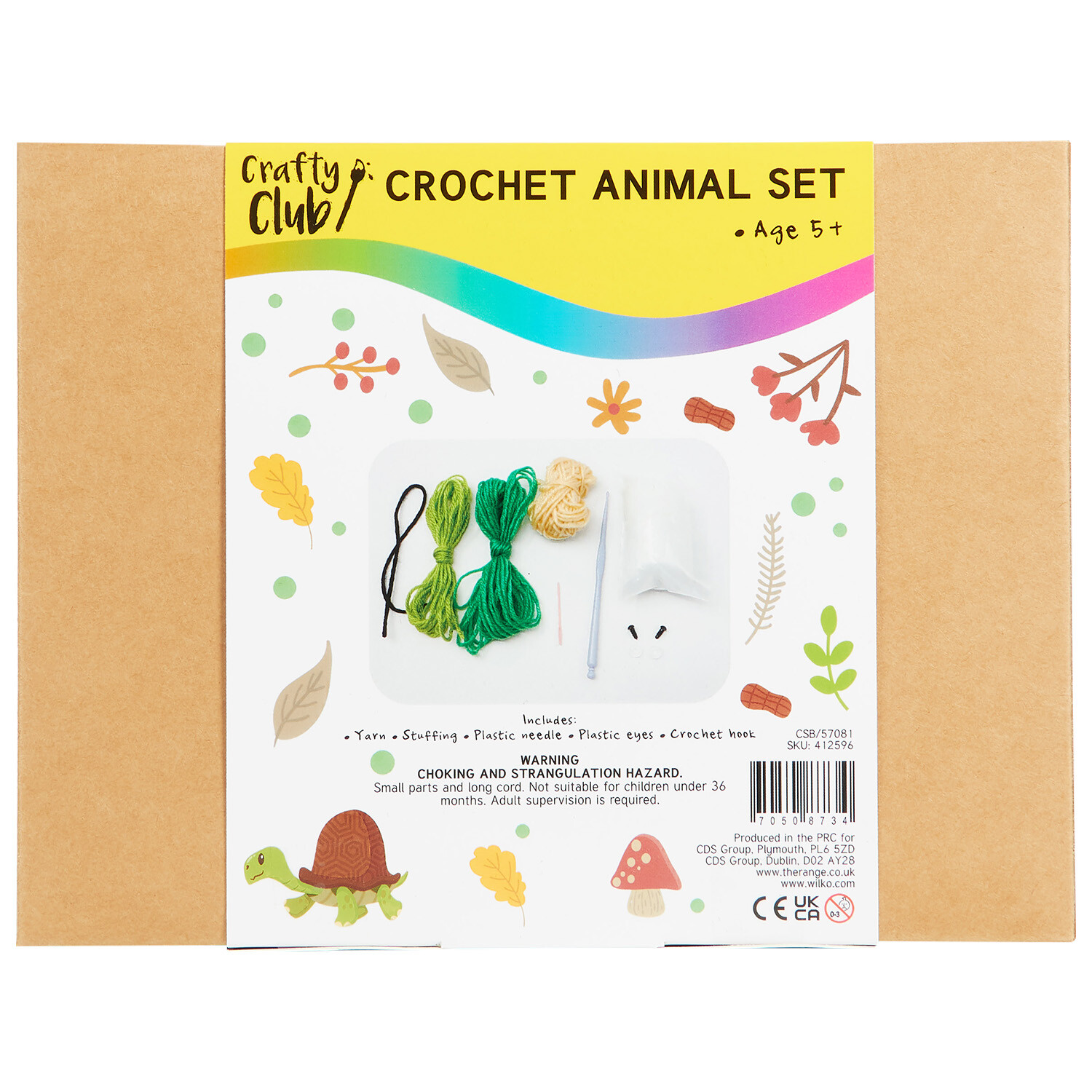 Crochet Animal Set - Multicolour Image 14