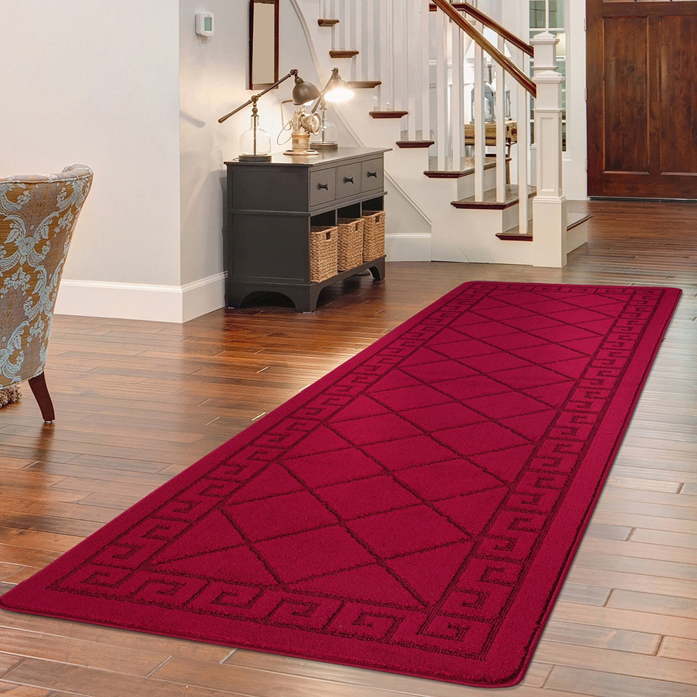 Smart Living Tribela Red Gel Back Non-Slip Door Mat 50 x 80cm Image 2