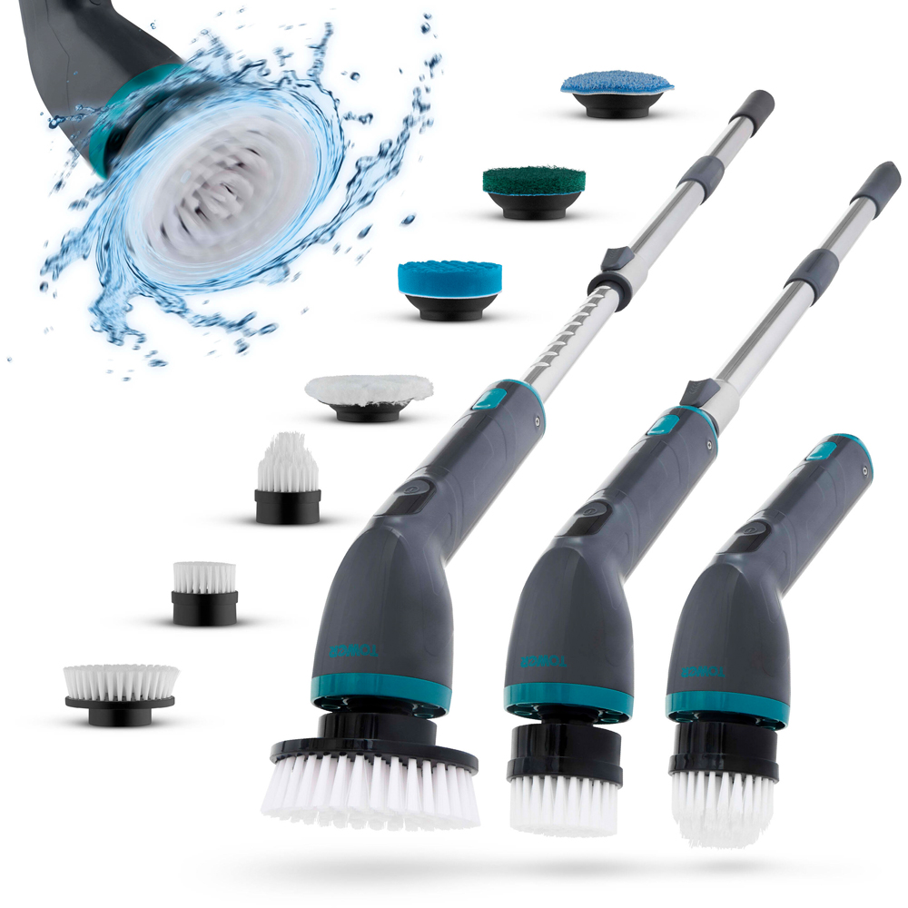 Tower Whiziwand XL Electric Cordless Spin Scrubber with 7 Interchangeable Heads Image 2