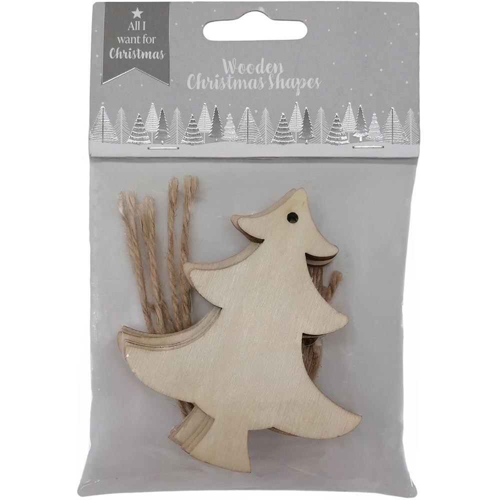 Wooden Christmas Shapes Image 6