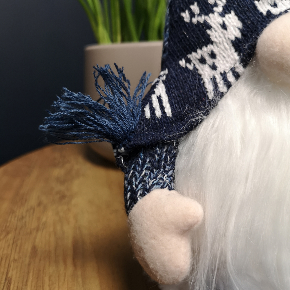 Samuel Alexander Dark Blue Sitting Gonk LED Christmas Decoration Image 4