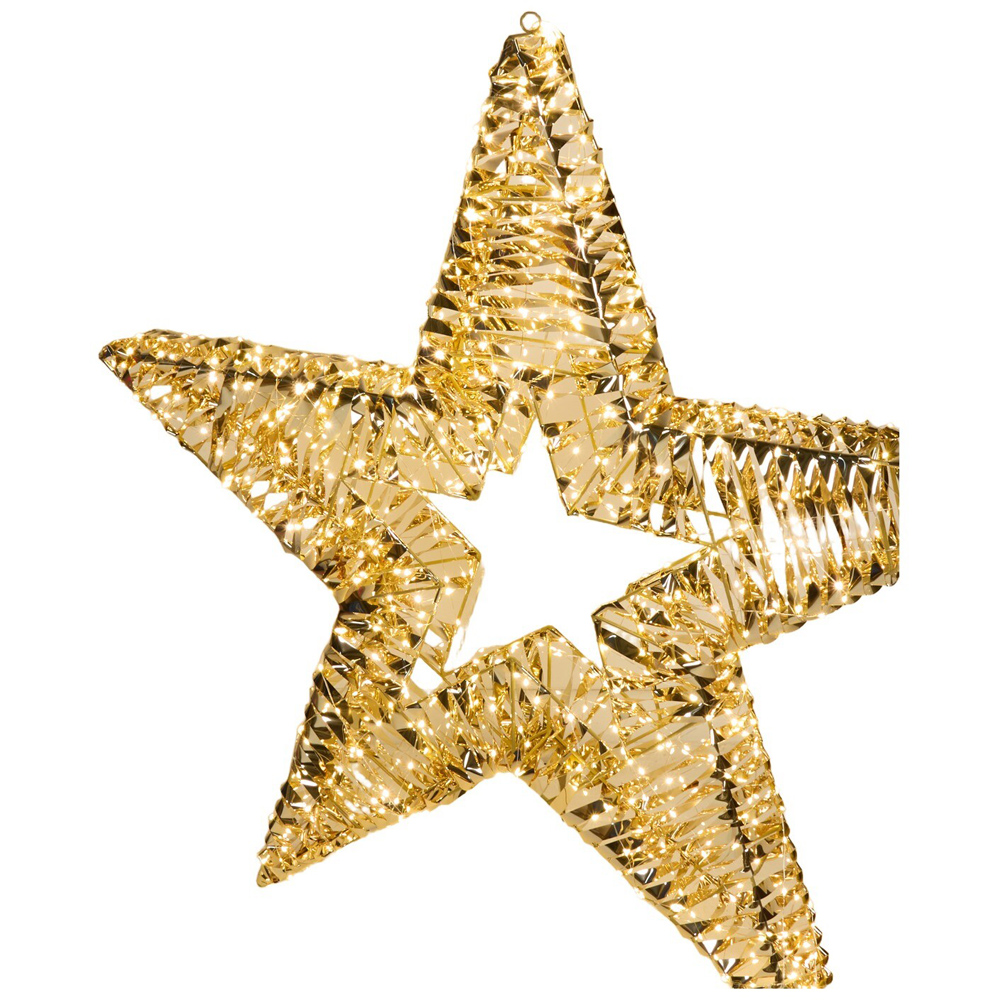 Extra Large LED Star Decoration Gold Image 5