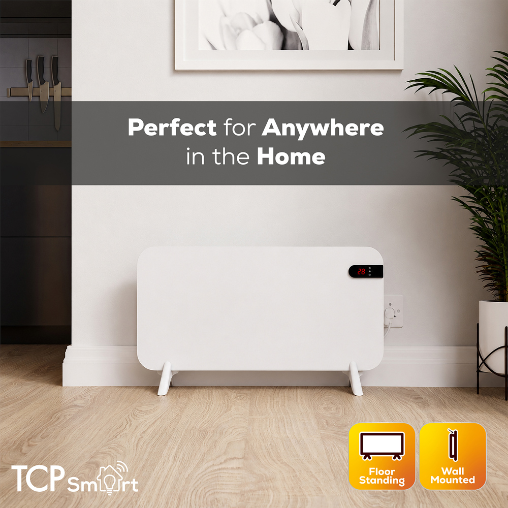 TCP Smart White Infrared Panel Heater with Energy Monitoring 400W Image 5