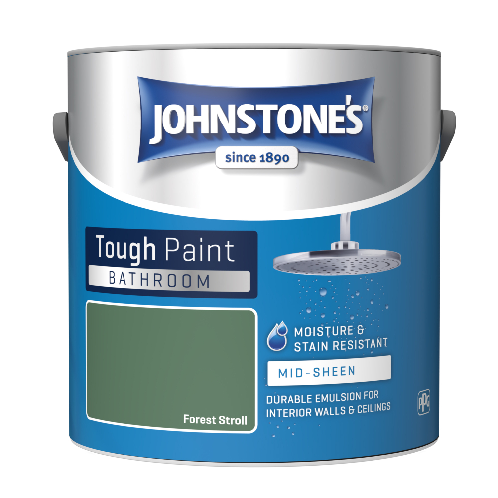 Johnstone's Bathroom Forest Stroll Mid Sheen Paint 2.5L Image 2