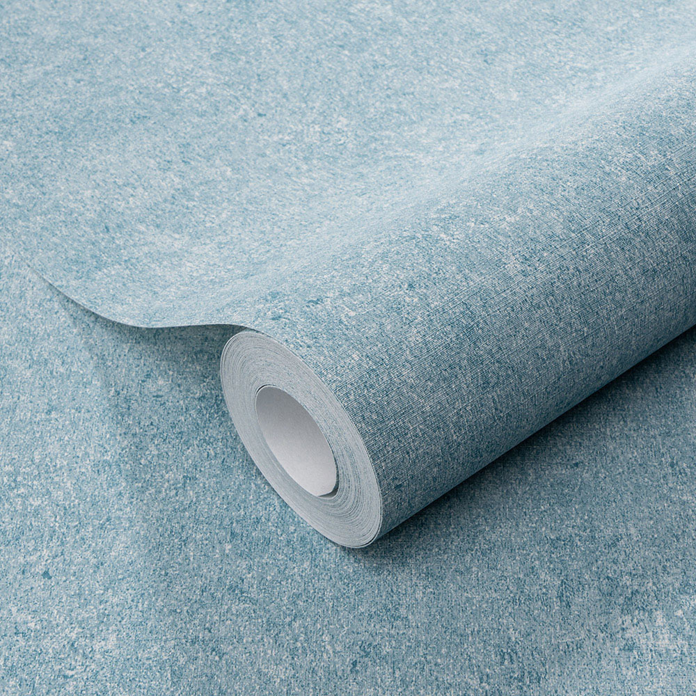 Erismann Dash Plain Blue Vinyl Wallpaper Image 3
