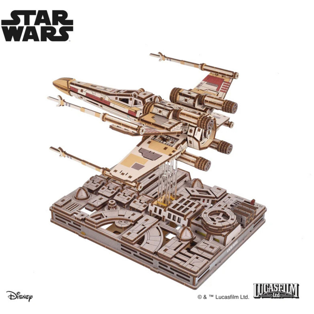 Ugears Star Wars Luke Skywalker X-Wing Starfighter Mechanical Model Image 6