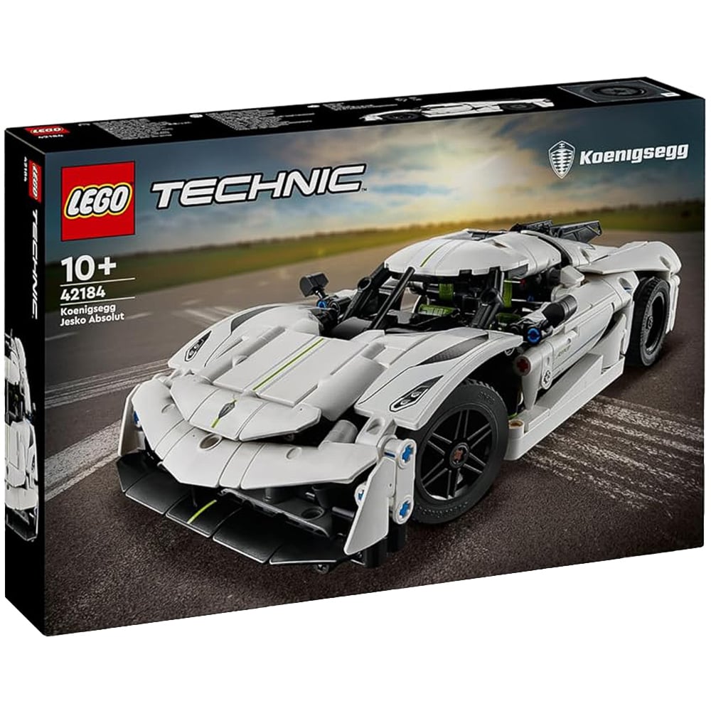 Lego Technic 42184 Koenigsegg Jesko Absolut White Hypercar Set Image 1