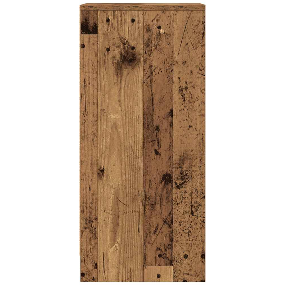 vidaXL Single Door Smoked Oak Sideboard Image 6