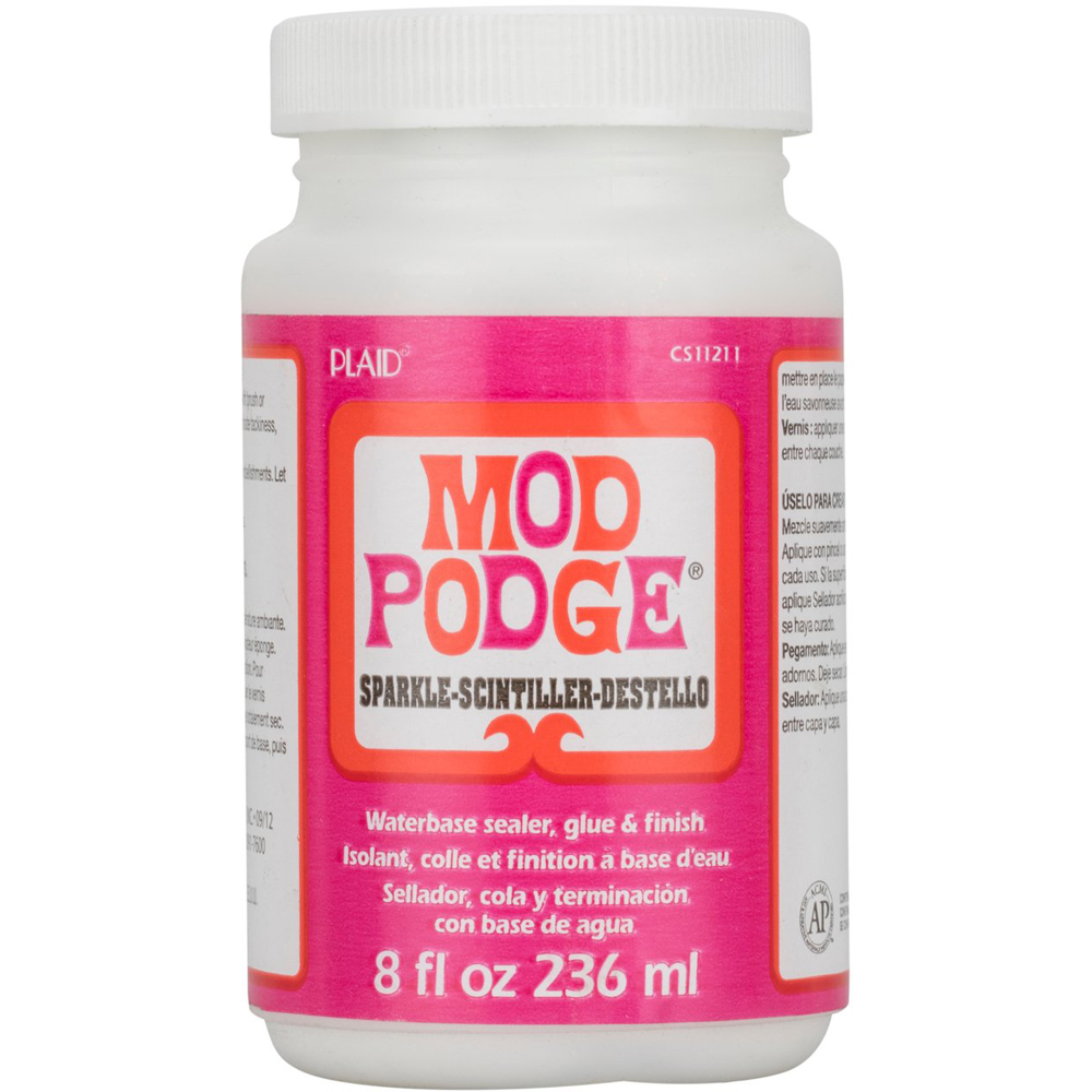 Plaid Sparkle Mod Podge 236ml Image