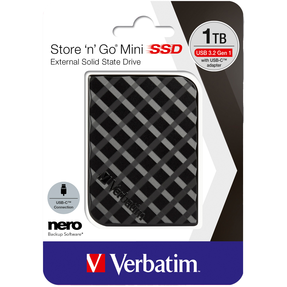Verbatim 1TB Store N Go Mini SSD Image 1