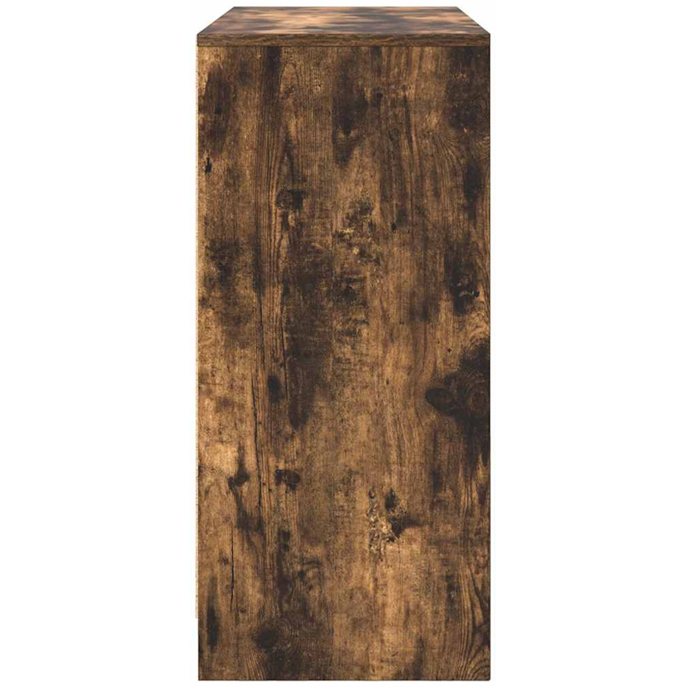 vidaXL 3 Door Smoked Oak Sideboard Image 6