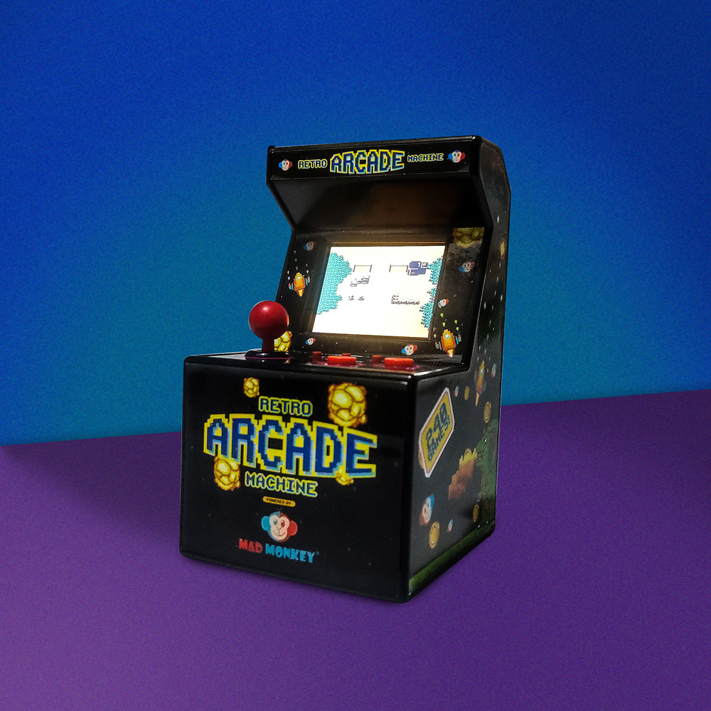 Mad Monkey 8-Bit Retro Mini Arcade Machine with 240 Games Image 9