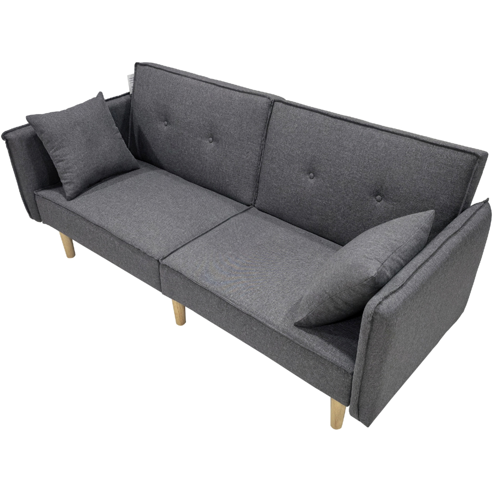 Indoor Living Finnley 2 Seater Grey Sofa Bed Image 3