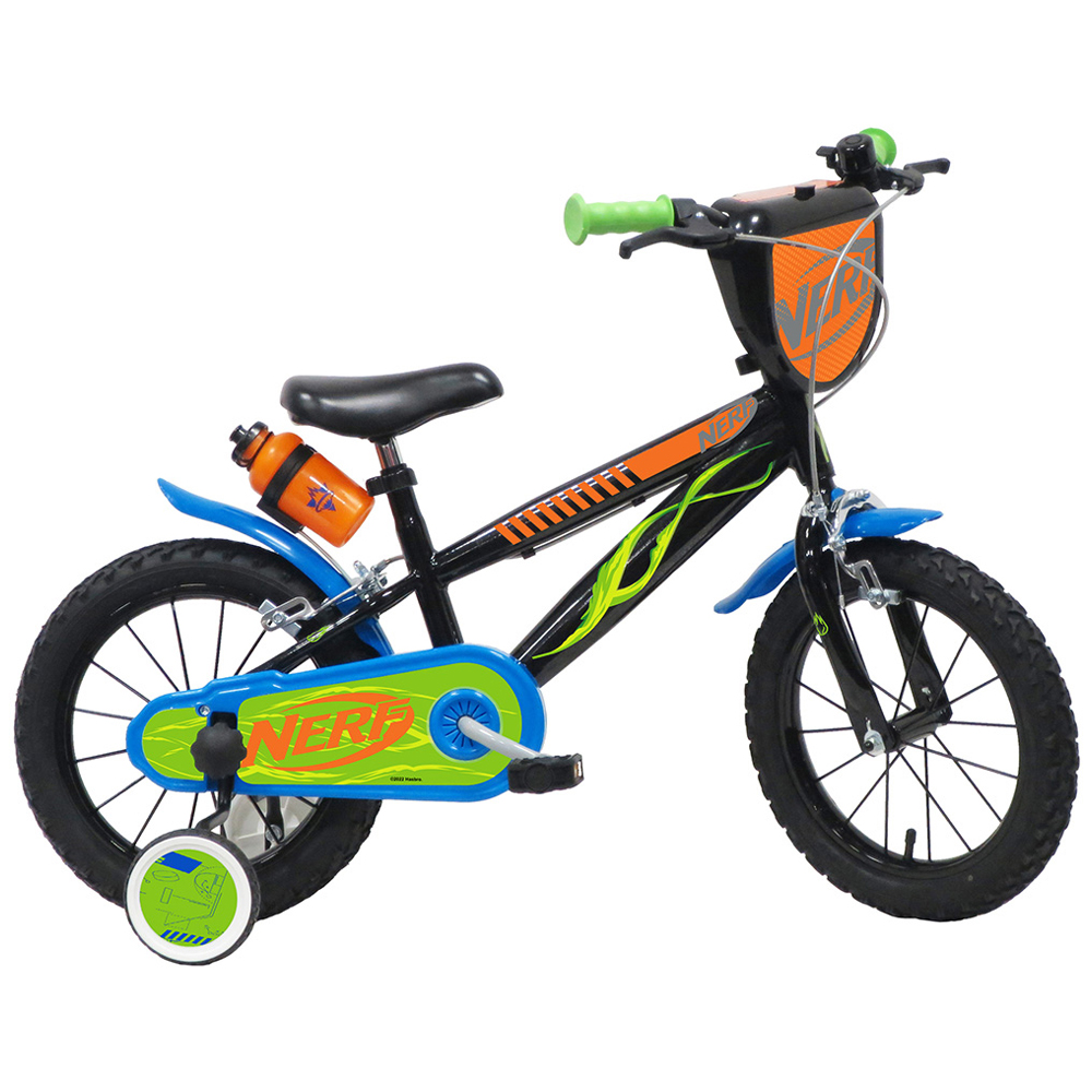 Denver Nerf 14 inch Kids Bicycle with Stabilisers Image 1