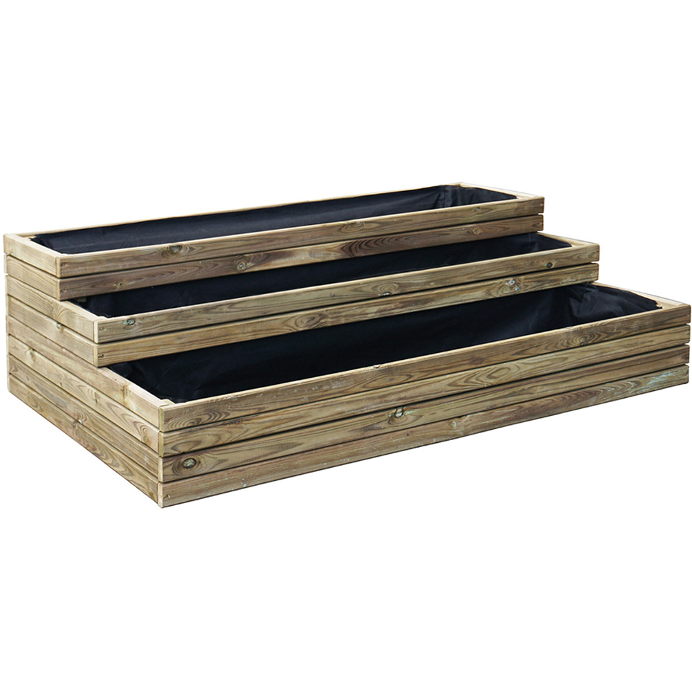Cerland Horizon 3-Tier Staircase-Shape Raised Garden Bed Image 3