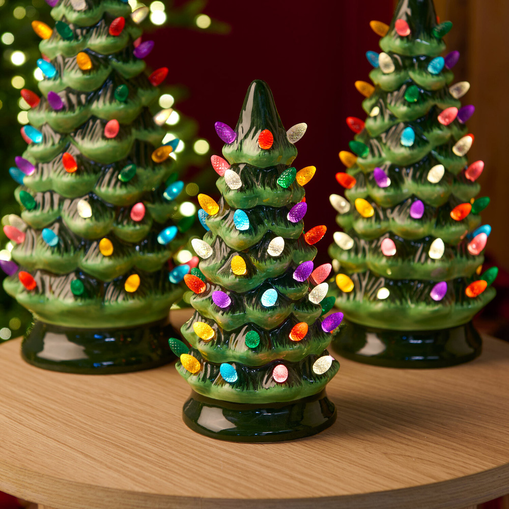 Set of 3 LED Christmas Tree Ornaments Image 7