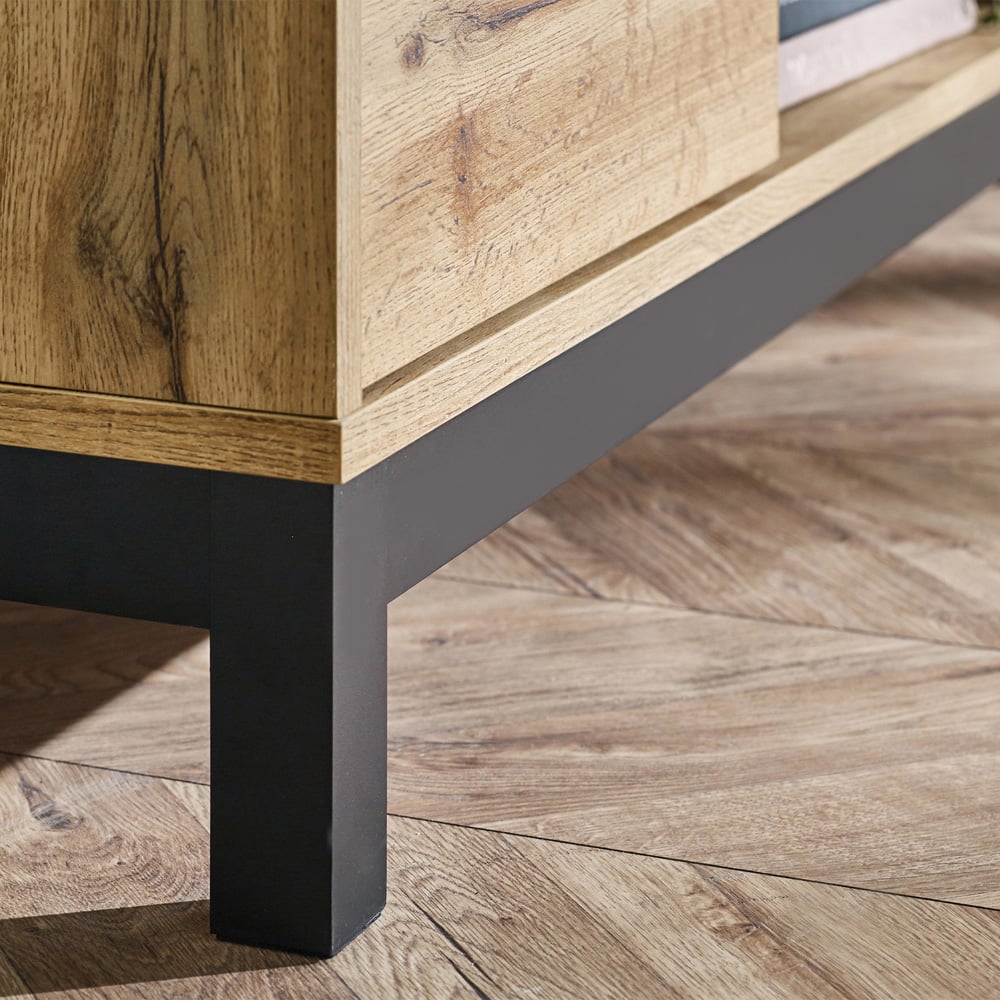 Julian Bowen Bali Light Oak TV Unit Image 8