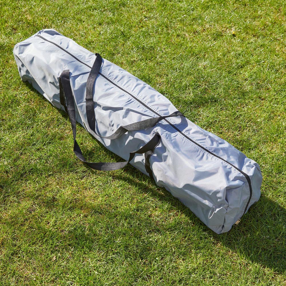 Home Source 2 x 2m Grey Easy Up Garden Outdoor Gazebo with Bag Image 6