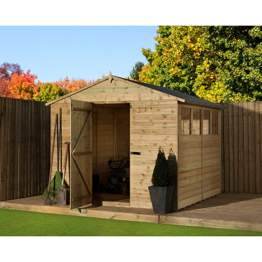 Empire Sheds 9200 8 x 9ft Tongue and Groove Apex Garden Shed Image 2