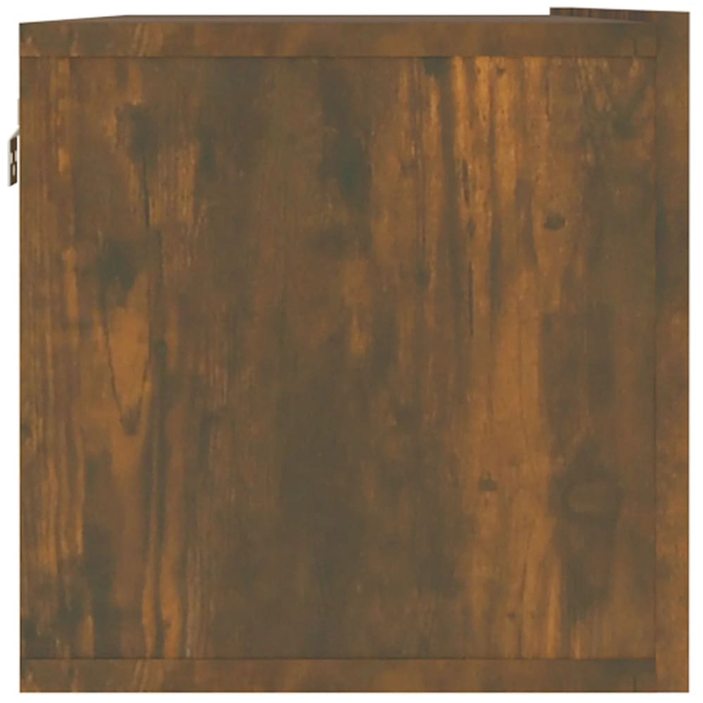 vidaXL 2 Door Smoked Oak Wall Mounted TV Cabinet Image 6