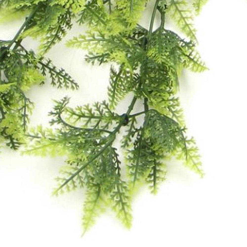 Leaf Boston Fern Hanging Artificial Plant 2ft Image 3