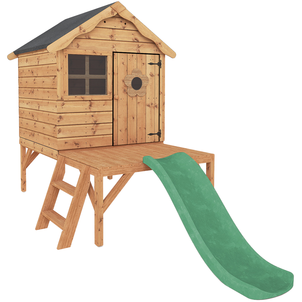 Mercia Snug Playhouse Tower and Slide Image 1