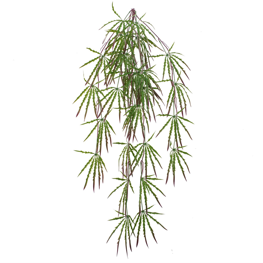 Leaf Acer Fern Foliage Hanging Artificial Plant 3ft Image 1
