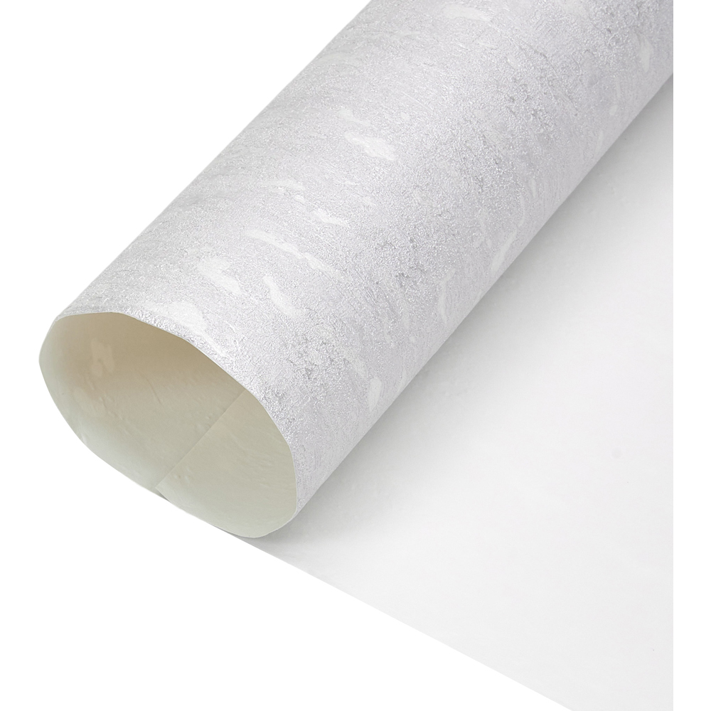 Living and Home Stone-Inspired Rectangle 3D Embossed White Non-Pasted Wallpaper Image 4