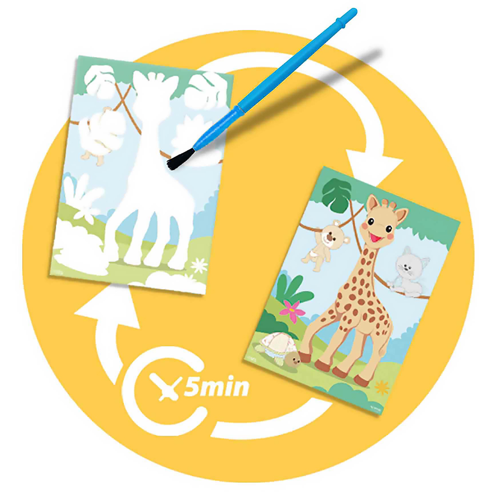 SES Creative Sophie La Girafe Colouring with Water Activity Set Image 4