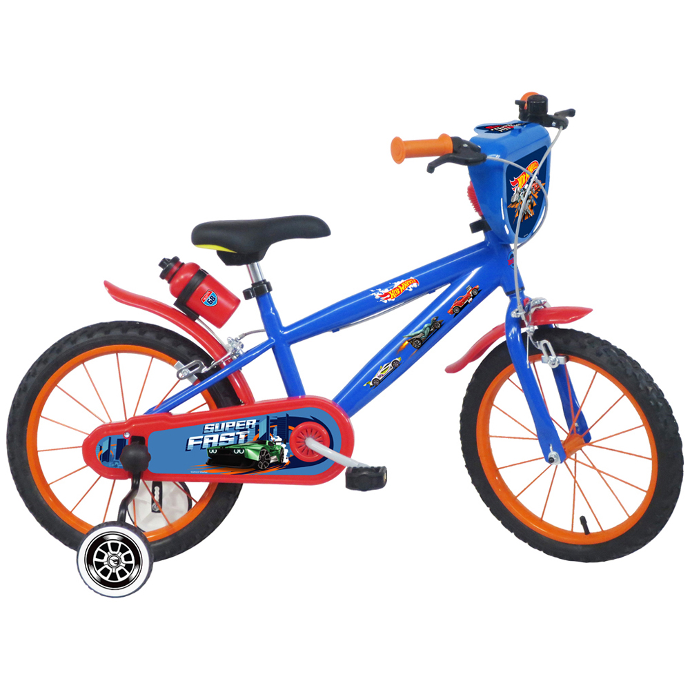 Denver Mattel Hot Wheels 16 inch Kids Bicycle with Stabilisers Image 1